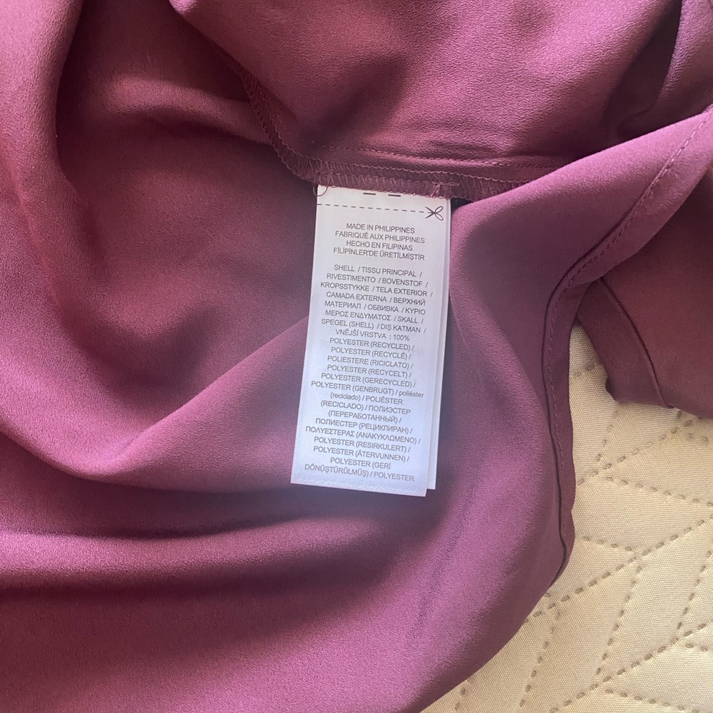 Lauren by Ralph Lauren tie neck long sleeve blouse size medium - Picture 8 of 16